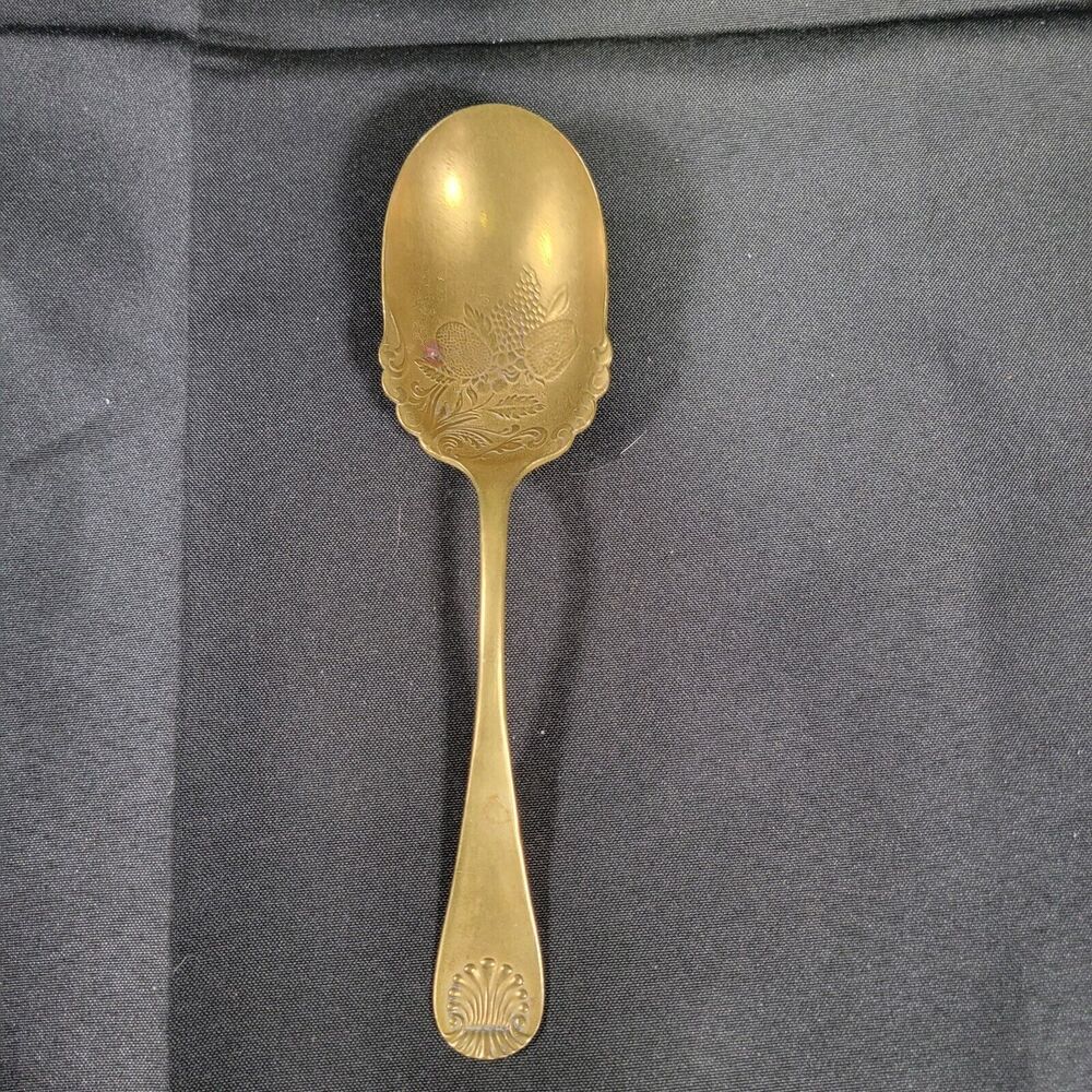 Imperial Silver IMV4 Silverplate ~ Berry Casserole Spoon 8 3/4" long ~ Beautiful